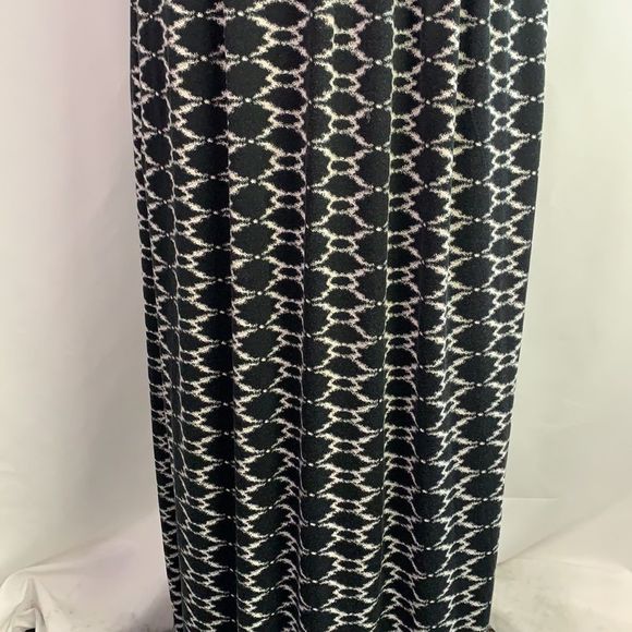 Hobbs London black top/print bottom maxi dress - Picture 4 of 7
